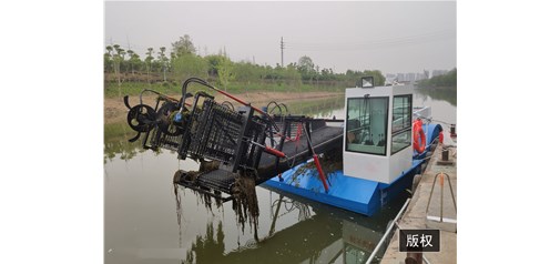 發往濟南全自動割草船